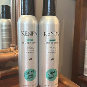 2 Kenra nitro memory cream 18. New unopened. 3 day style memory.